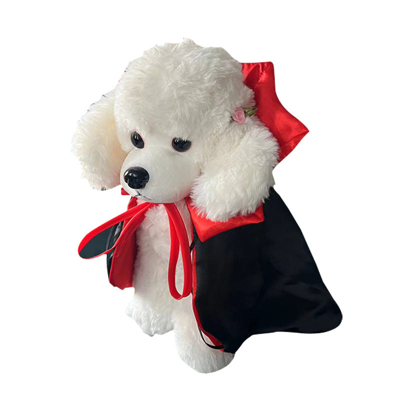 Halloween Pet Funny Bat Cloak – Costume with Hat for Dogs & Cats - TailTiddy