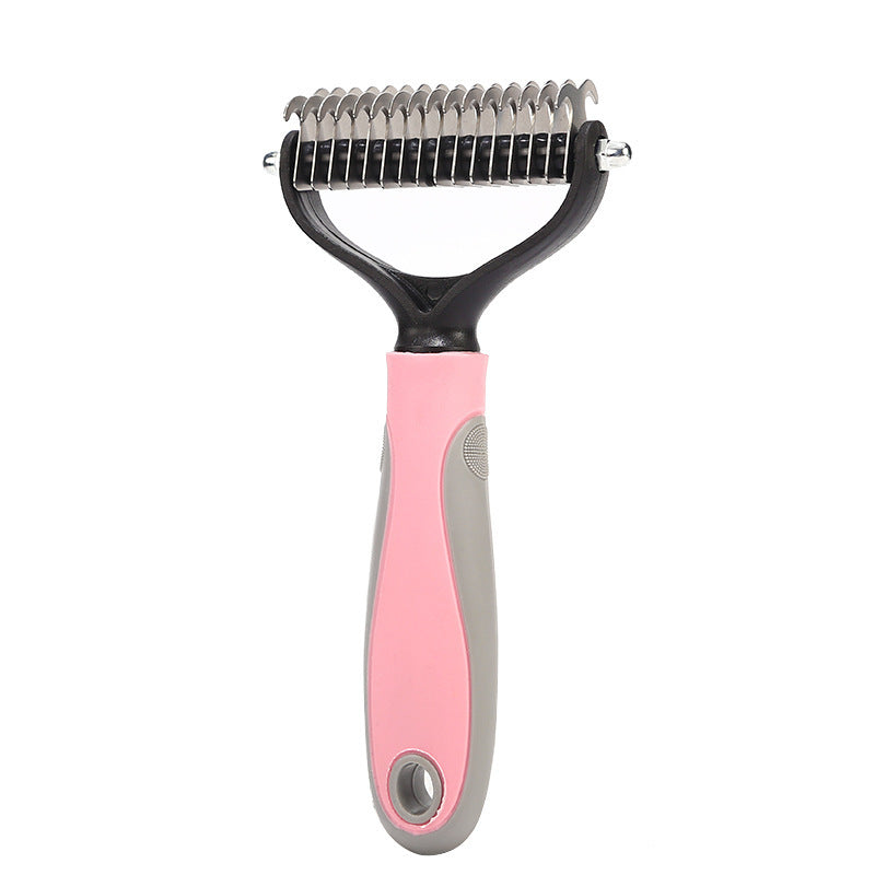 Double-Sided Stainless Steel Deshedding Brush - TailTiddy