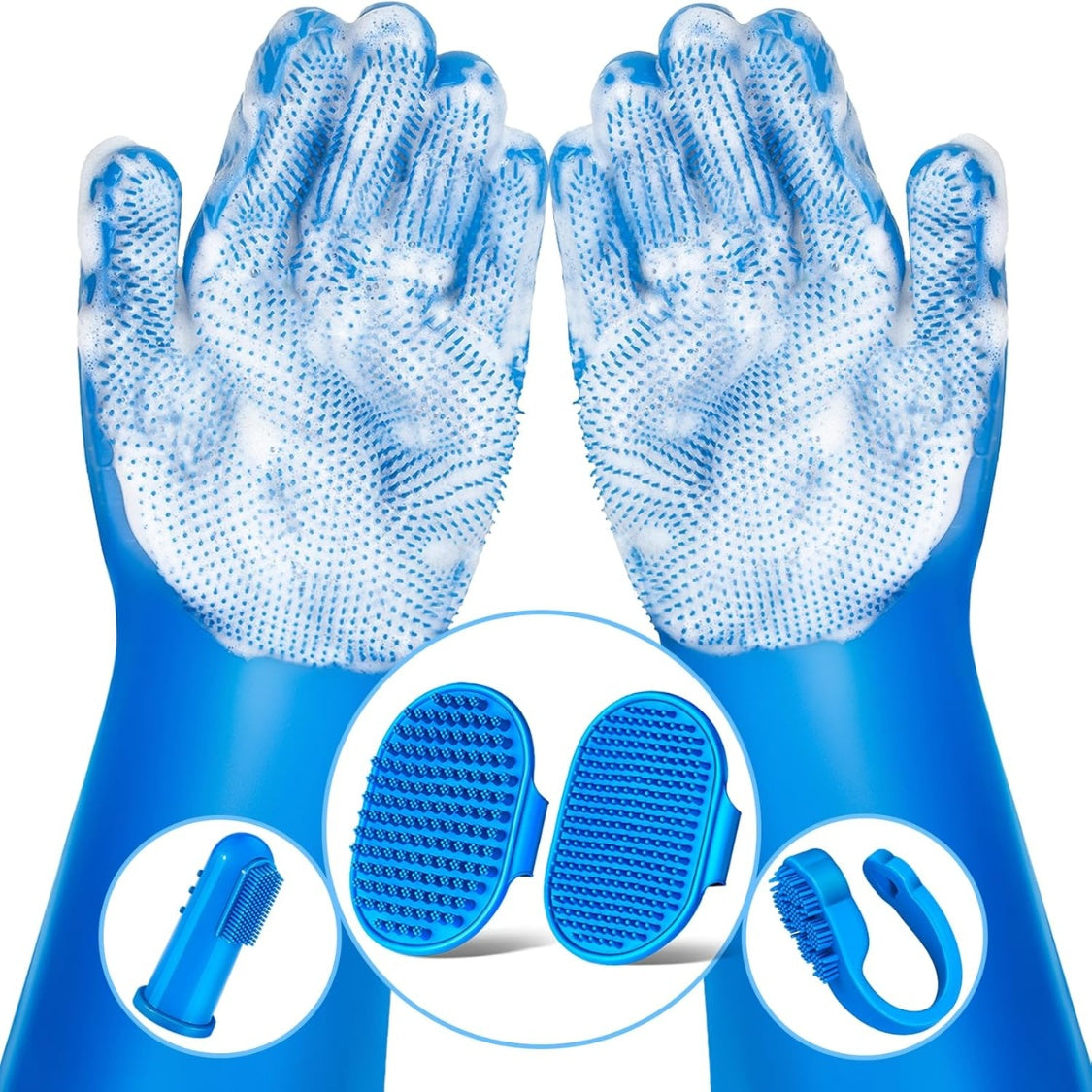 6-Piece Pet Grooming & Bath Kit - TailTiddy