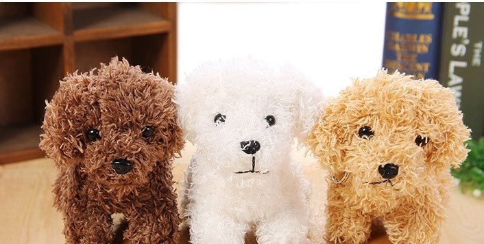 Long-Haired Dog Pendant – Pet Doll Teddy Dog Toy & Bag Accessory - TailTiddy