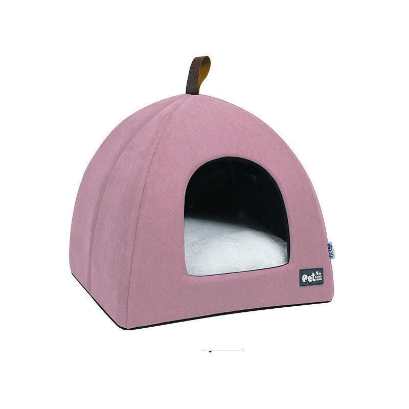Warm Cat & Dog Nest with Plush Cushion (Pet House) - TailTiddy