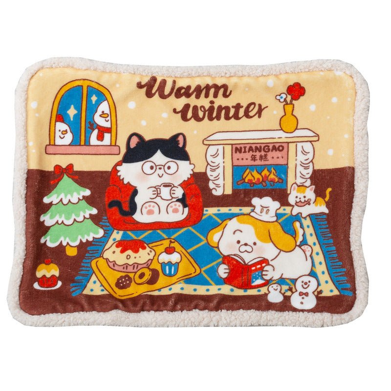 Warm Winter Pet Bed – Cozy Kennel with Cushioned Chin Pad - TailTiddy