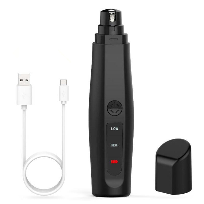 Electric Pet Nail Grinder Kit – Low-Noise USB Rechargeable - TailTiddy