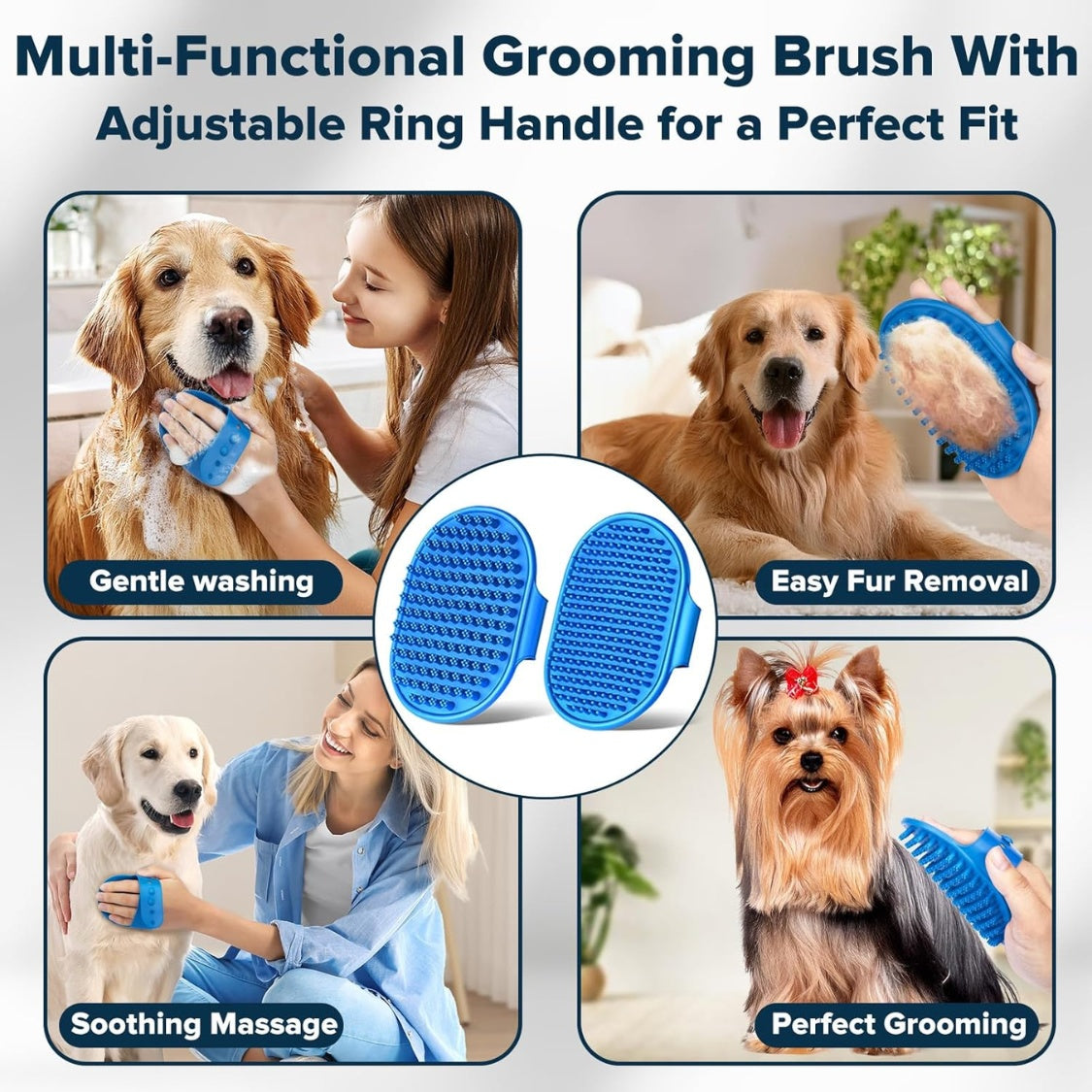 6-Piece Pet Grooming & Bath Kit - TailTiddy