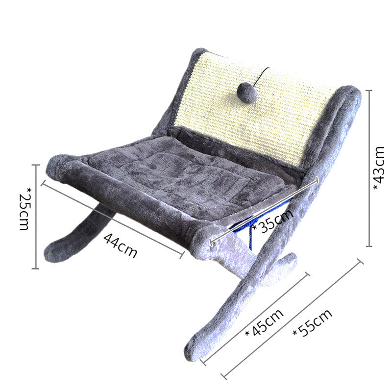 Pet Cat Sofa Bed Sunbathing Chair - TailTiddy