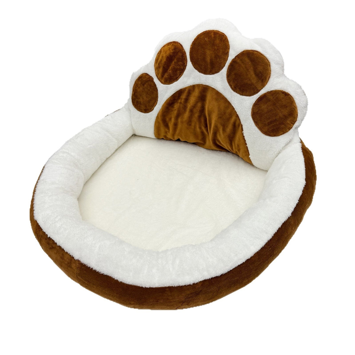Open-Style Paw-Shaped Design, Soft And Comfortable Dog Sleeping Bed, Suitable For All Pets - TailTiddy