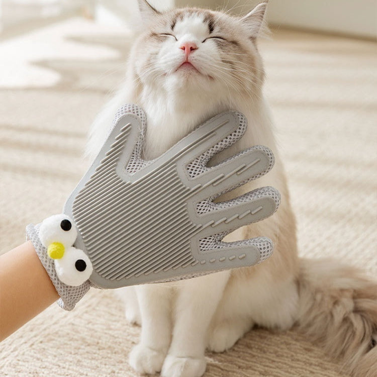 Double-Sided Pet Grooming & Cleaning Glove – Multi-Purpose Hair Remover for Pets - TailTiddy