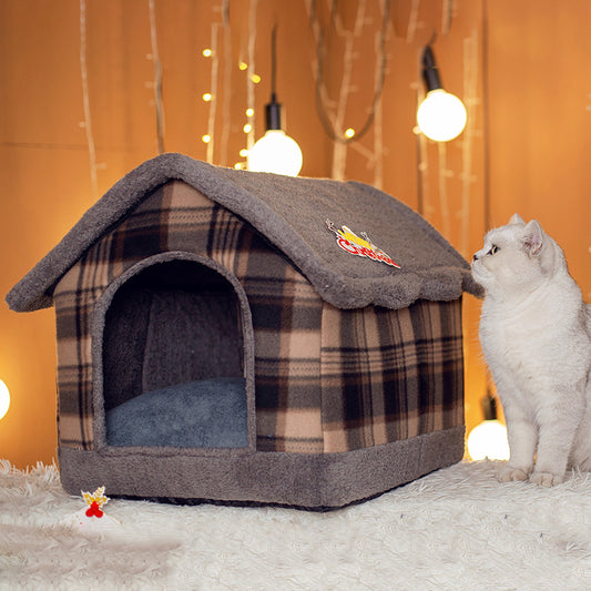 Pet House Dog House Cat House Four Seasons - TailTiddy