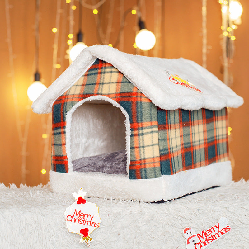 Pet House Dog House Cat House Four Seasons - TailTiddy