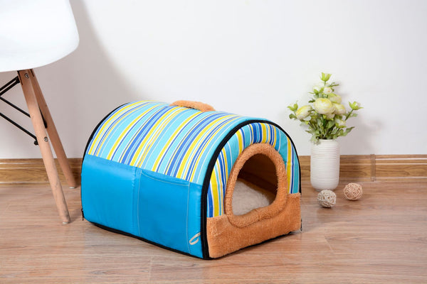 Tunnel Pet House – Cozy Cave with Play Tunnel for Cats & Small Dogs(Premium Product) - TailTiddy