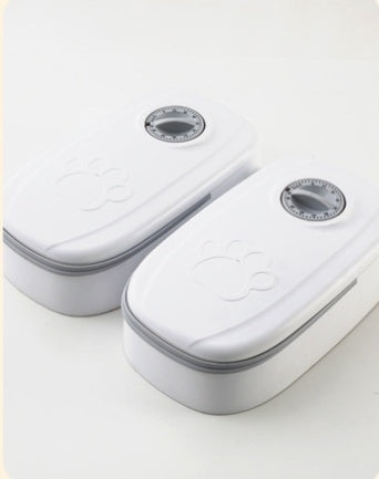 Automatic Pet Feeder Smart Food Dispenser For Cats Dogs Timer Stainless Steel Bowl - TailTiddy