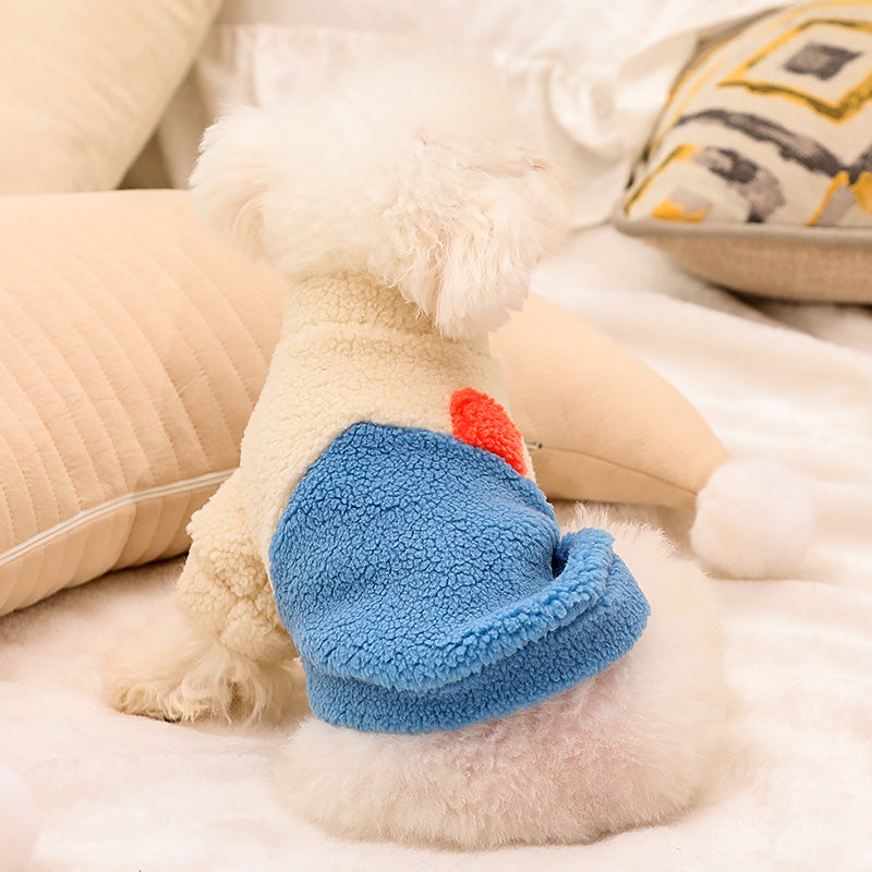 Pet Autumn And Winter Wool Proof Lamb Clothes - TailTiddy