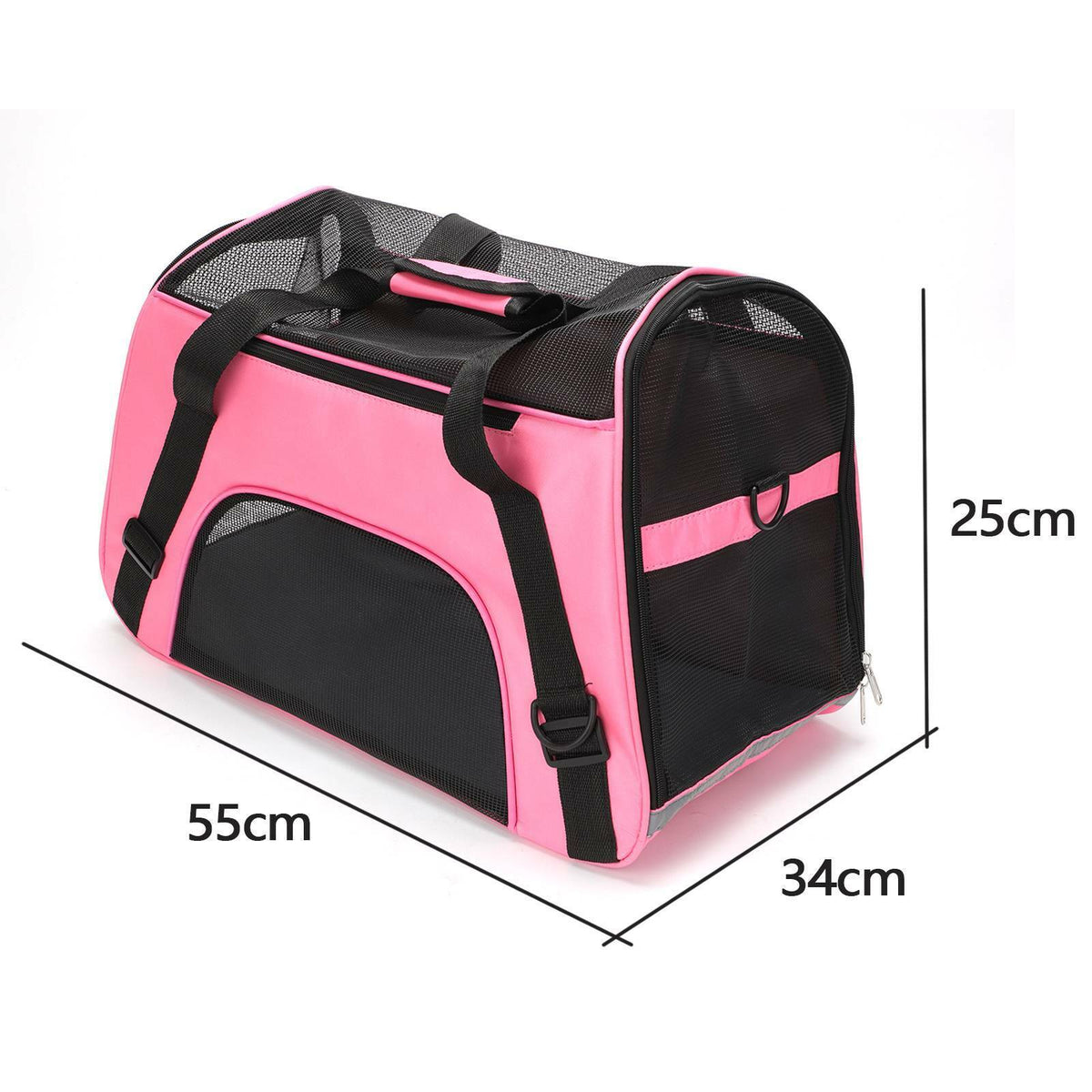 AVC Portable Soft Fabric Fold Dog Cat Puppy Travel Bag - TailTiddy