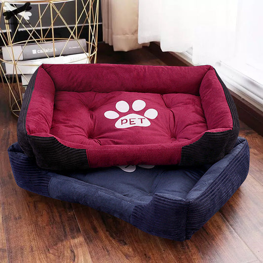 Dog kennel winter warm cat kennel pet dog supplies mat - TailTiddy