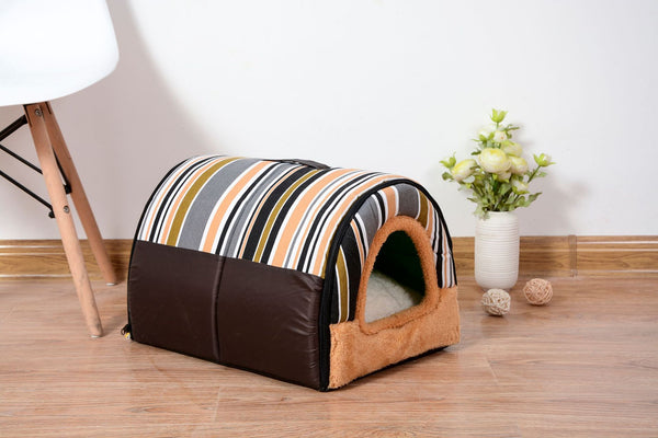 Tunnel Pet House – Cozy Cave with Play Tunnel for Cats & Small Dogs(Premium Product) - TailTiddy