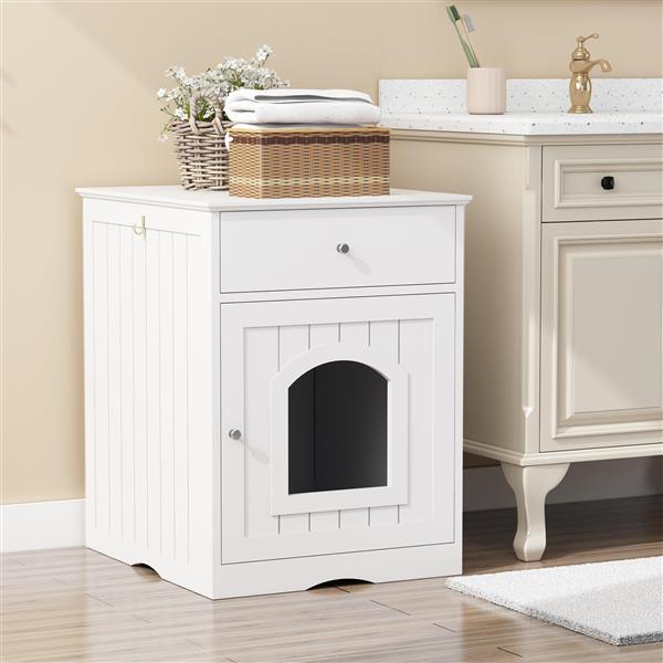 Wooden Pet House – Multi-Functional Cat Litter Box - TailTiddy