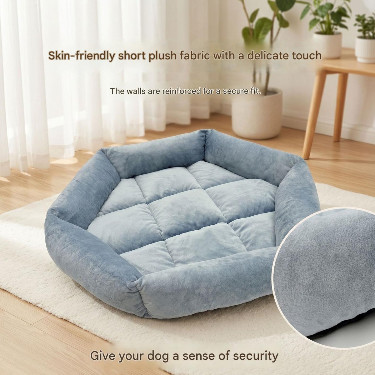 Ultra-Soft Velvet: Premium, gentle fabric perfect for cats and dogs - TailTiddy