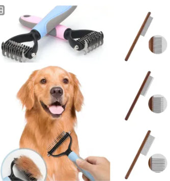 Double-Sided Stainless Steel Deshedding Brush - TailTiddy