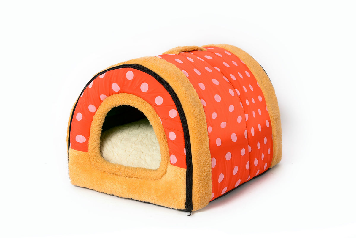 Tunnel Pet House – Cozy Cave with Play Tunnel for Cats & Small Dogs(Premium Product) - TailTiddy