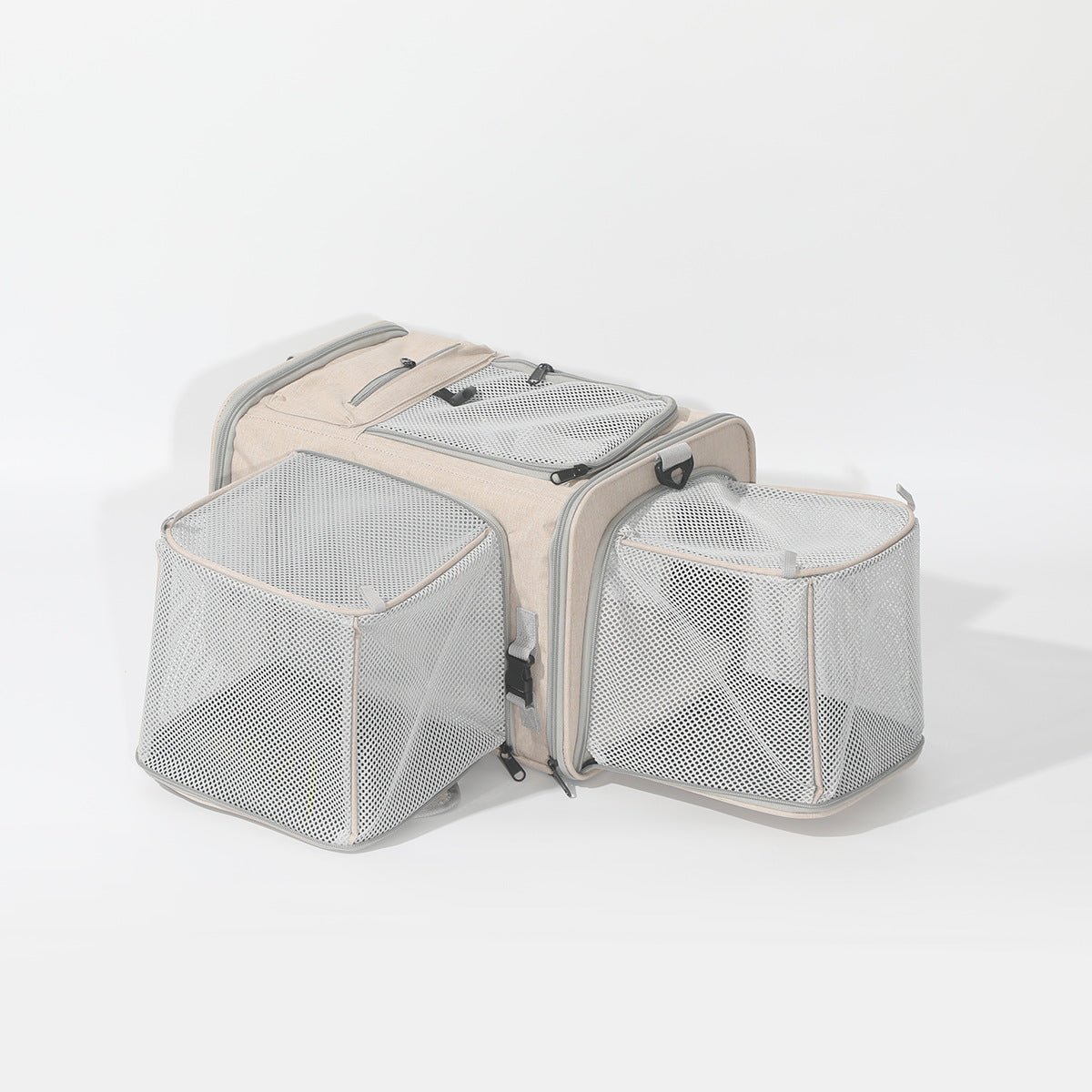 Portable Outdoor Cat Carrier – All-Weather Breathable Expandable Pet Bag for Dogs & Cats - TailTiddy