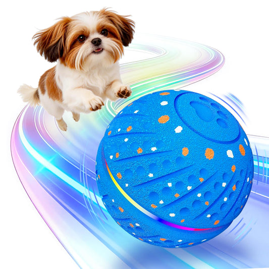 Smart Interactive Dog Ball: Automatic Motion-Activated Toy for Small Dogs - TailTiddy