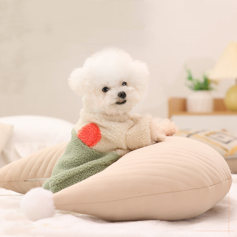 Pet Autumn And Winter Wool Proof Lamb Clothes - TailTiddy