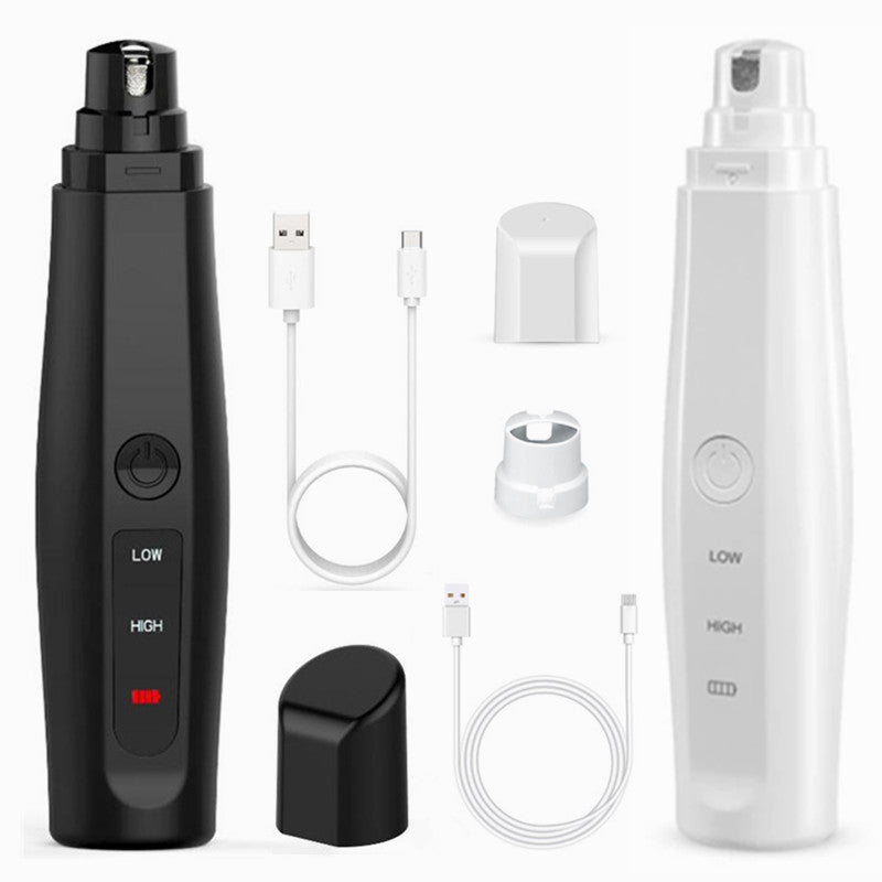 Electric Pet Nail Grinder Kit – Low-Noise USB Rechargeable - TailTiddy