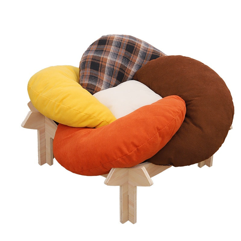 Cat & Dog Bed Summer and Winters, Detachable Ice Bean Cooling Pad, Dog Bed, Cross-Border Hot-Selling Pet Bed Supplies - TailTiddy