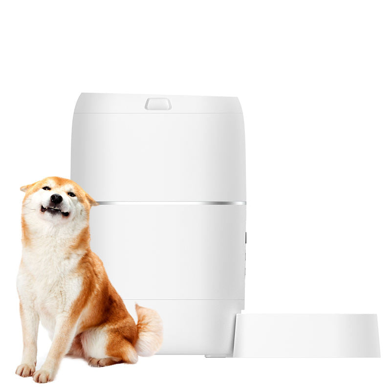 Smart Pet Automatic Feeder – 4L Capacity with Voice Recording and Optional Video Monitoring - TailTiddy