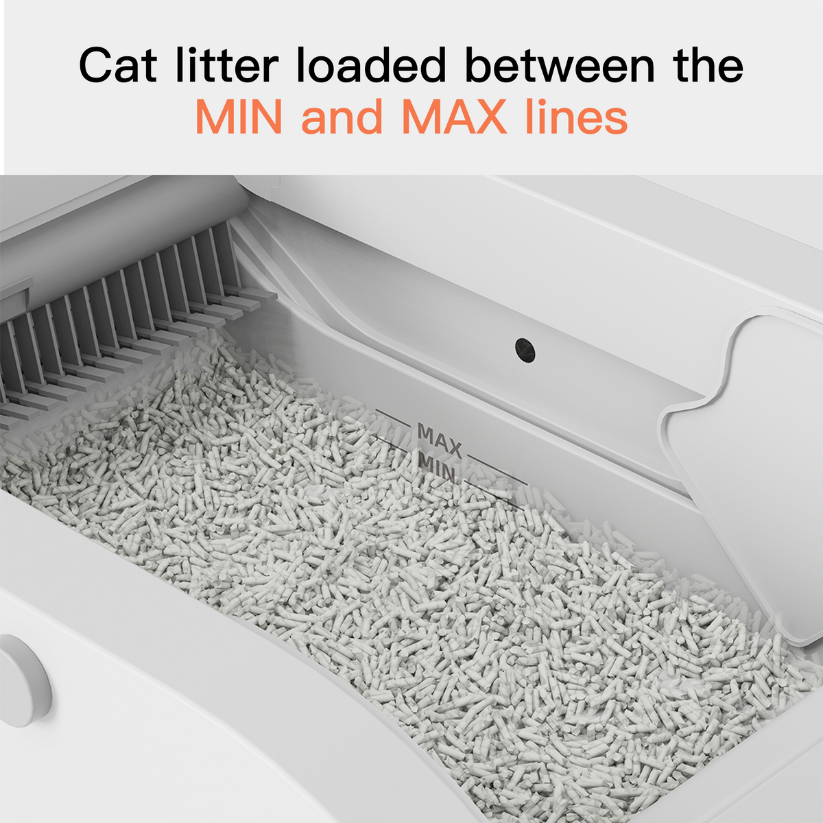 Smart Cat Litter Box Cat Litter Box Wide Opening - TailTiddy