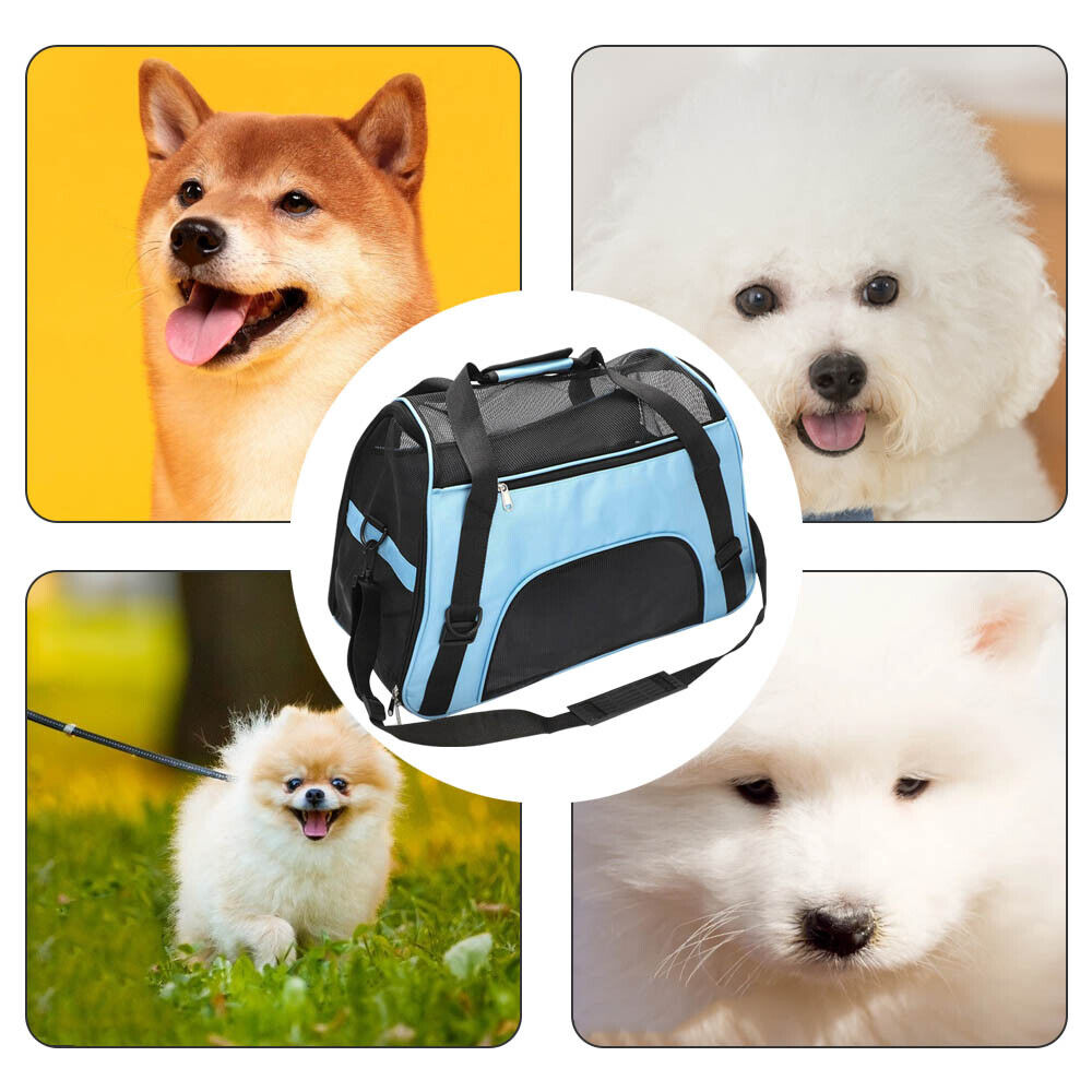 AVC Portable Soft Fabric Fold Dog Cat Puppy Travel Bag - TailTiddy