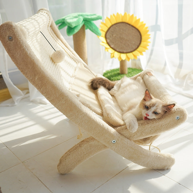 Pet Cat Sofa Bed Sunbathing Chair - TailTiddy