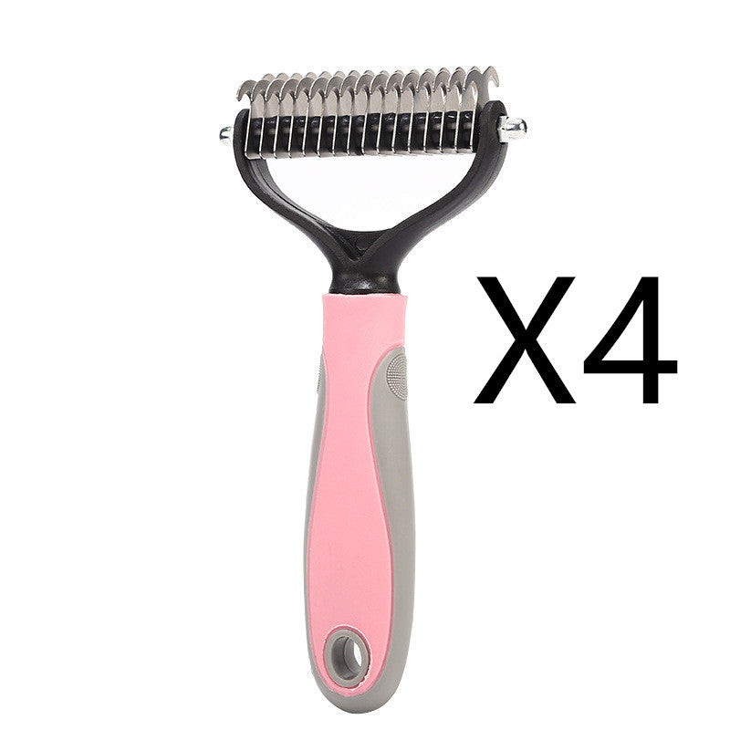 Double-Sided Stainless Steel Deshedding Brush - TailTiddy