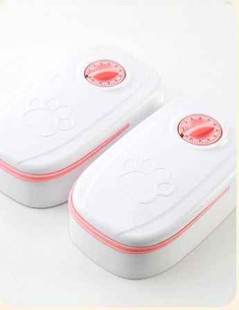 Automatic Pet Feeder Smart Food Dispenser For Cats Dogs Timer Stainless Steel Bowl - TailTiddy