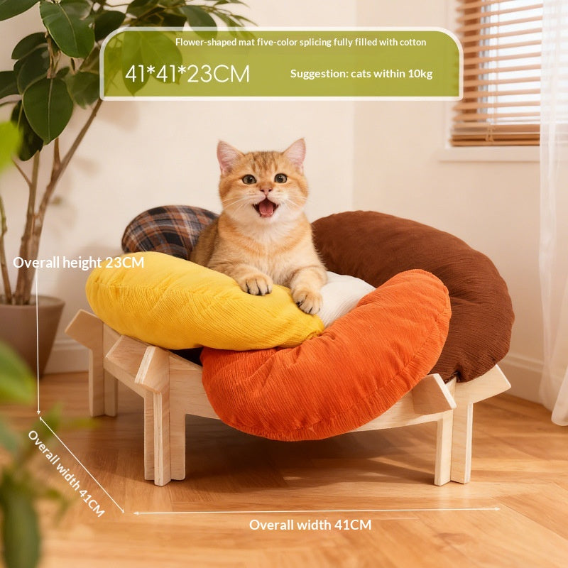 Cat & Dog Bed Summer and Winters, Detachable Ice Bean Cooling Pad, Dog Bed, Cross-Border Hot-Selling Pet Bed Supplies - TailTiddy