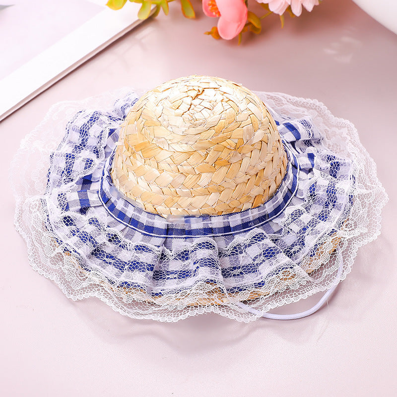 Retro-cute Sun Hat For Pet Cats - TailTiddy