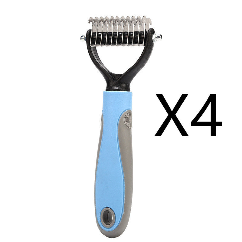 Double-Sided Stainless Steel Deshedding Brush - TailTiddy