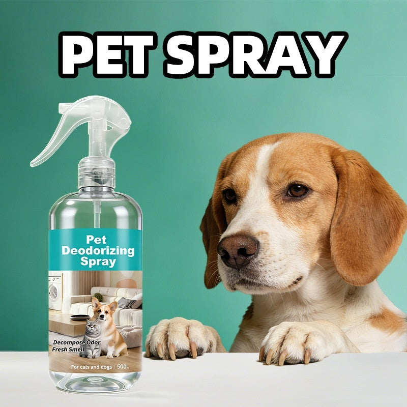 Highly Moisturizing Mineral Pet Deodorizer Spray – Odor Eliminator & Refresher for Cats and Dogs - TailTiddy