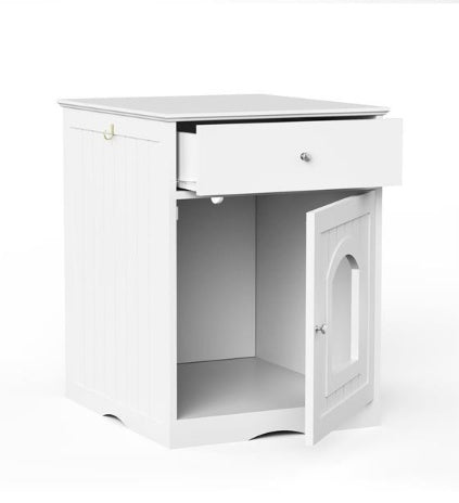 Wooden Pet House – Multi-Functional Cat Litter Box - TailTiddy