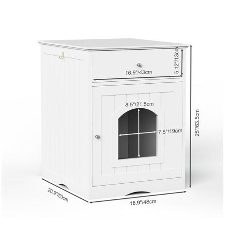 Wooden Pet House – Multi-Functional Cat Litter Box - TailTiddy