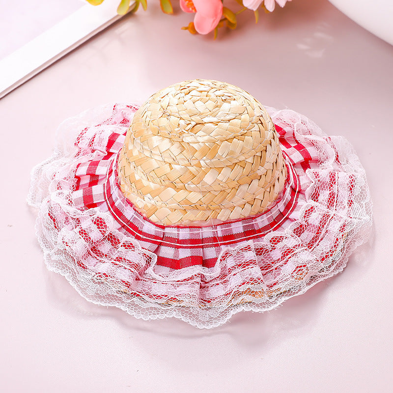 Retro-cute Sun Hat For Pet Cats - TailTiddy