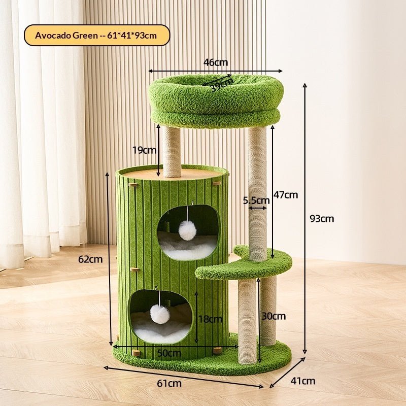 Cat Tree For Home Use, Space-saving Cave-style Cat Bed - TailTiddy