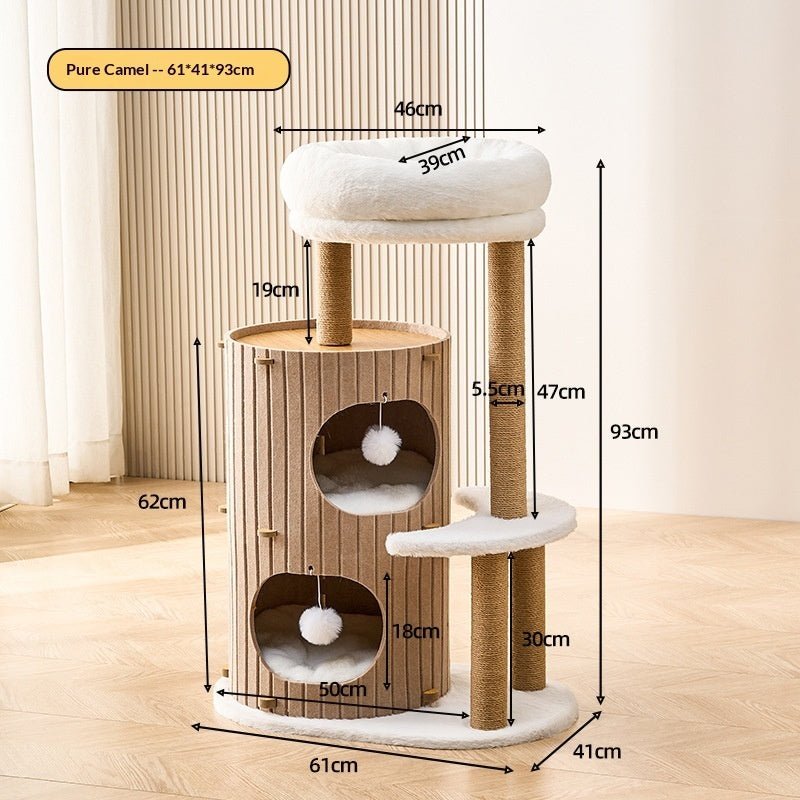 Cat Tree For Home Use, Space-saving Cave-style Cat Bed - TailTiddy