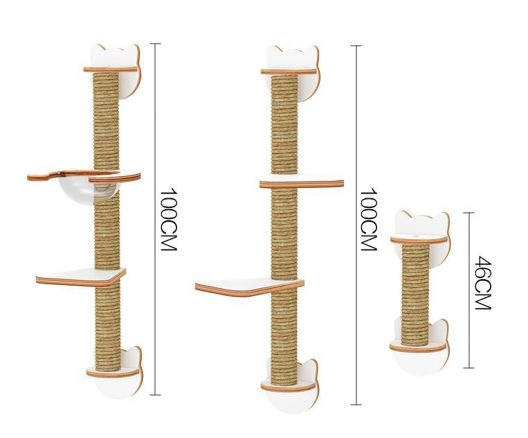 Solid Wood Cat Wall Hanging Cat Litter - TailTiddy