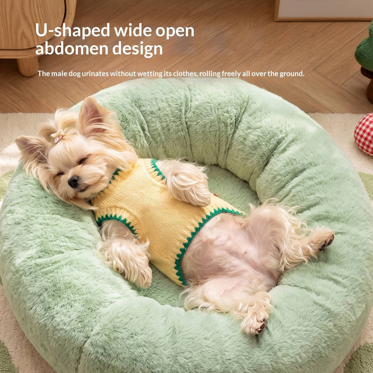 Cherry-Embroidered Polar-Fleece Dog Romper Sweater – Winter Pet Apparel - TailTiddy