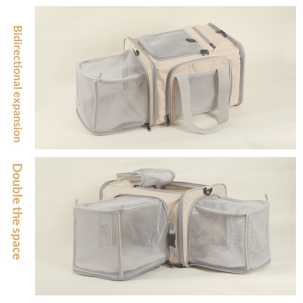 Portable Outdoor Cat Carrier – All-Weather Breathable Expandable Pet Bag for Dogs & Cats - TailTiddy