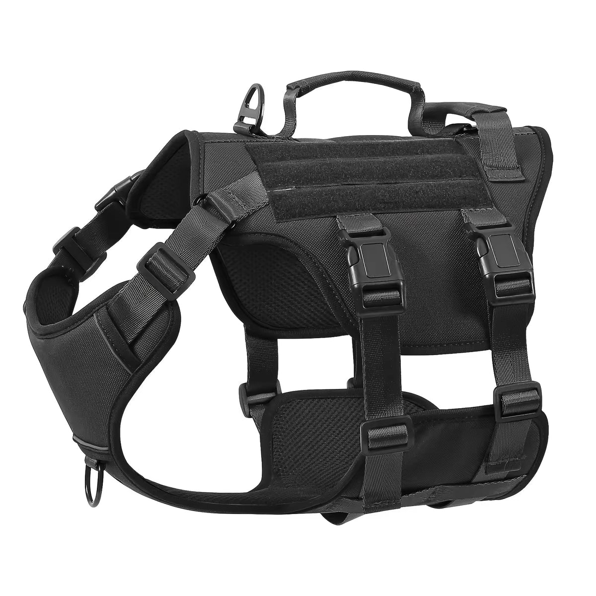 Durable Nylon Tactical Service Dog Harness - TailTiddy