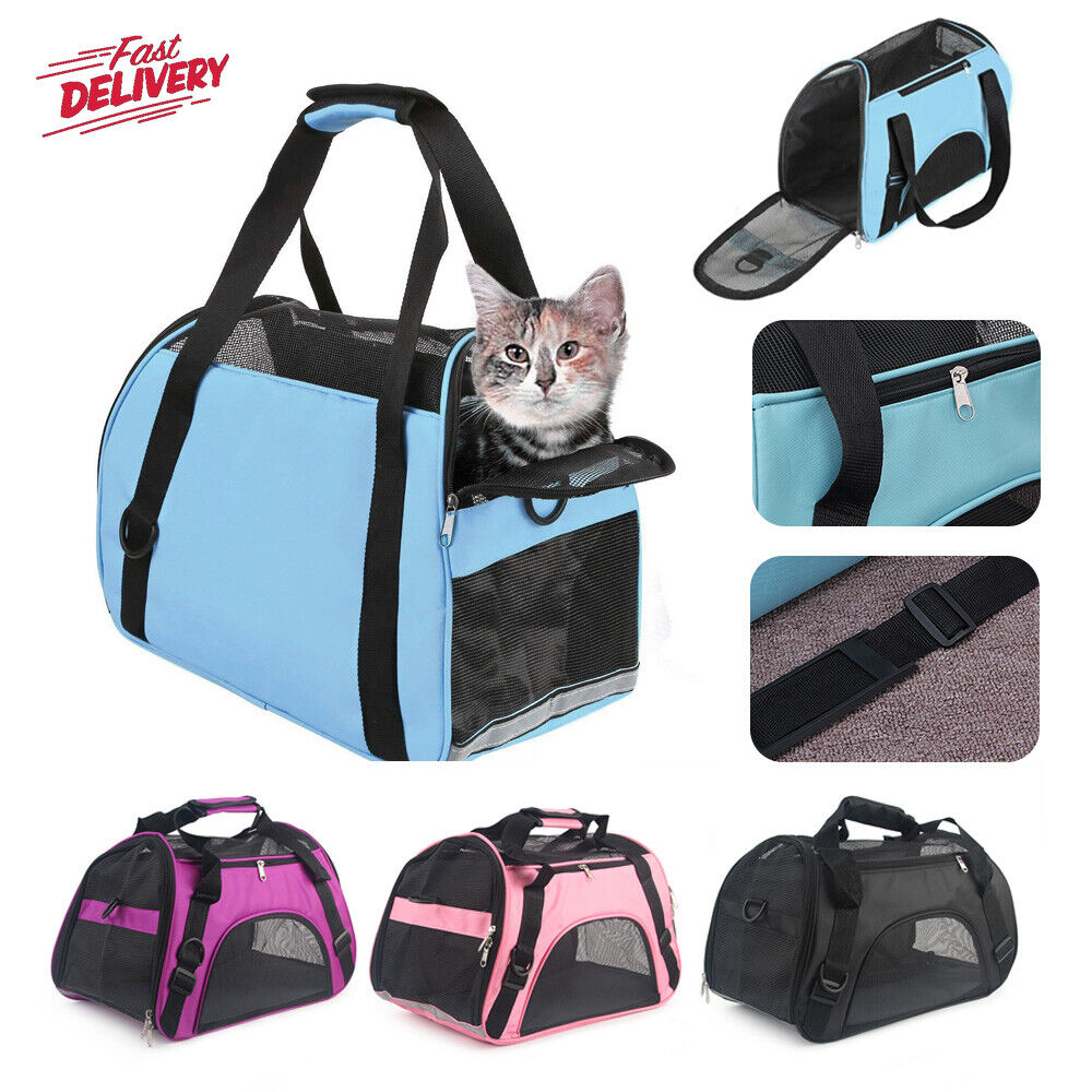 AVC Portable Soft Fabric Fold Dog Cat Puppy Travel Bag - TailTiddy