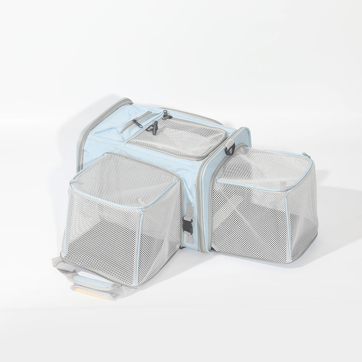 Portable Outdoor Cat Carrier – All-Weather Breathable Expandable Pet Bag for Dogs & Cats - TailTiddy