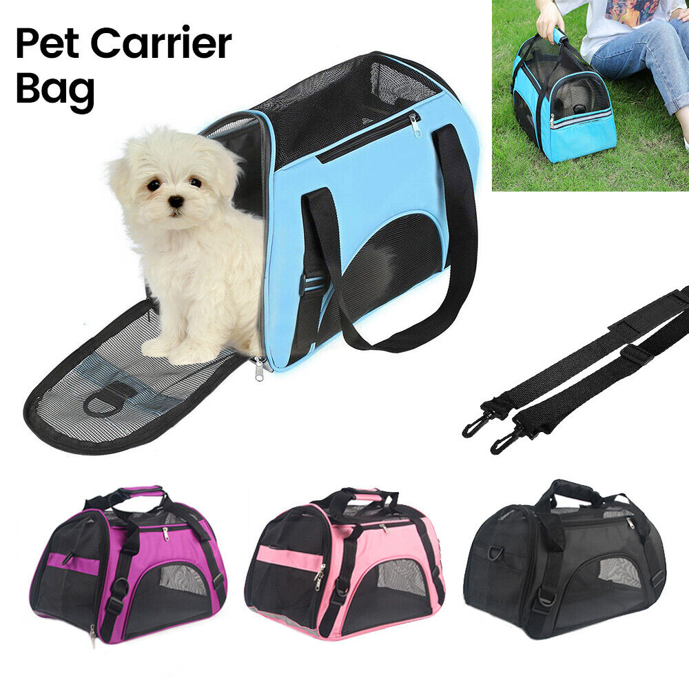 AVC Portable Soft Fabric Fold Dog Cat Puppy Travel Bag - TailTiddy